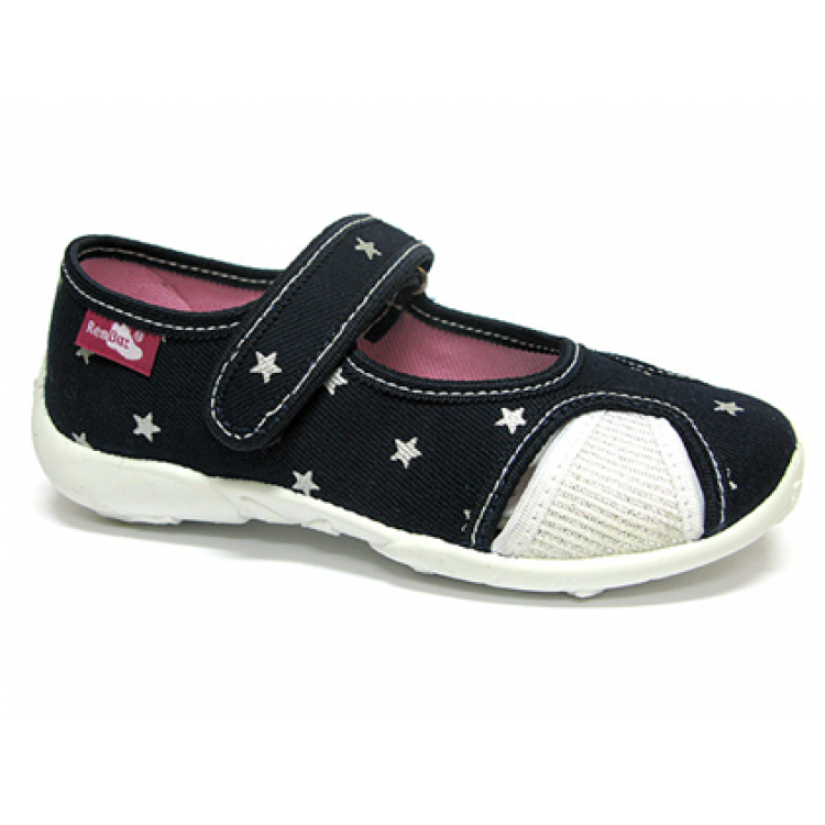 Detské balerínky Renbut - granat hviezdy